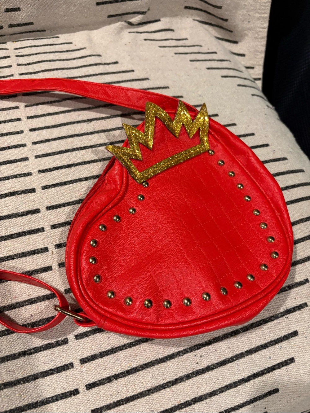 Vibrant Red Disney Descendants Purse
